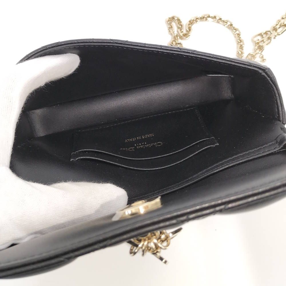 Dior My Toque Phone Bag Cannage Lambskin — view 9