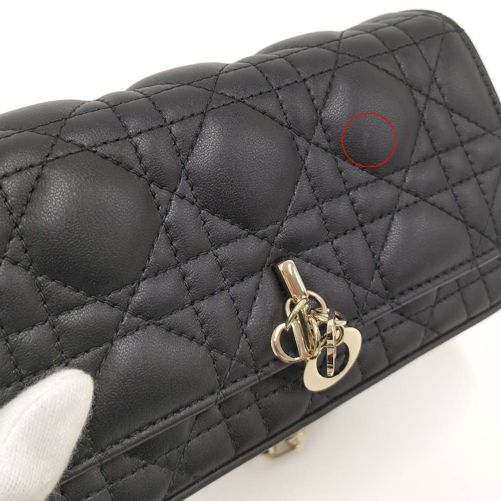 Dior My Toque Phone Bag Cannage Lambskin — view 7