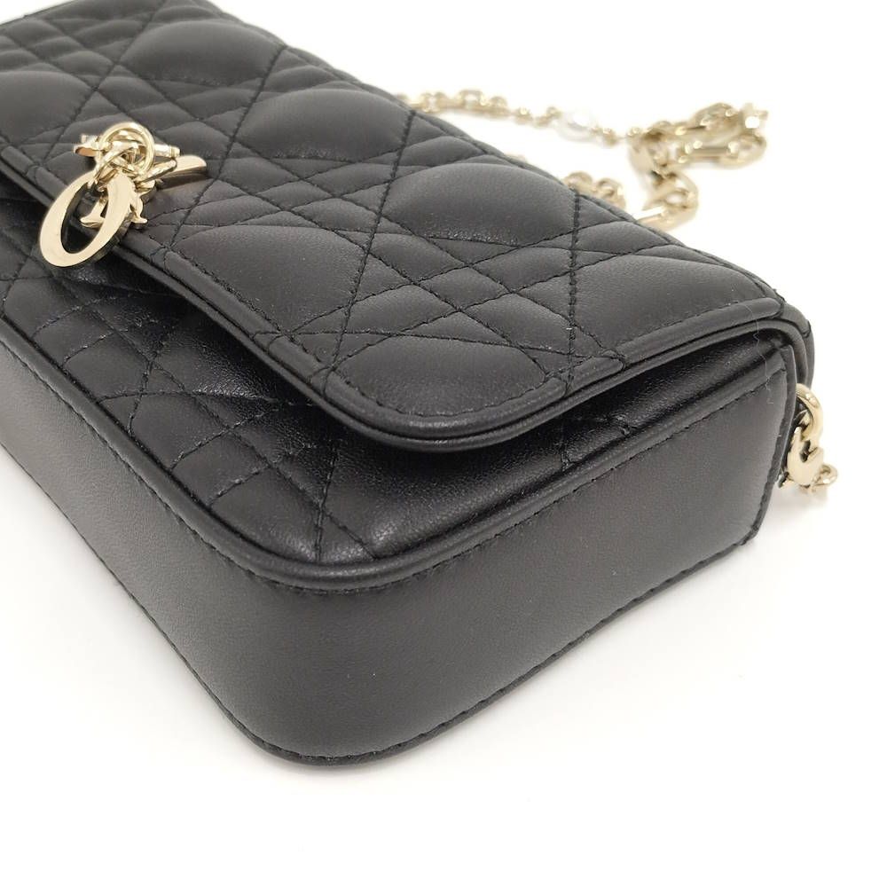 Dior My Toque Phone Bag Cannage Lambskin — view 4