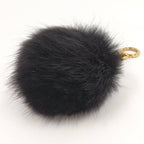 Fendi Pom Charm Alpaca Keychain — view 5