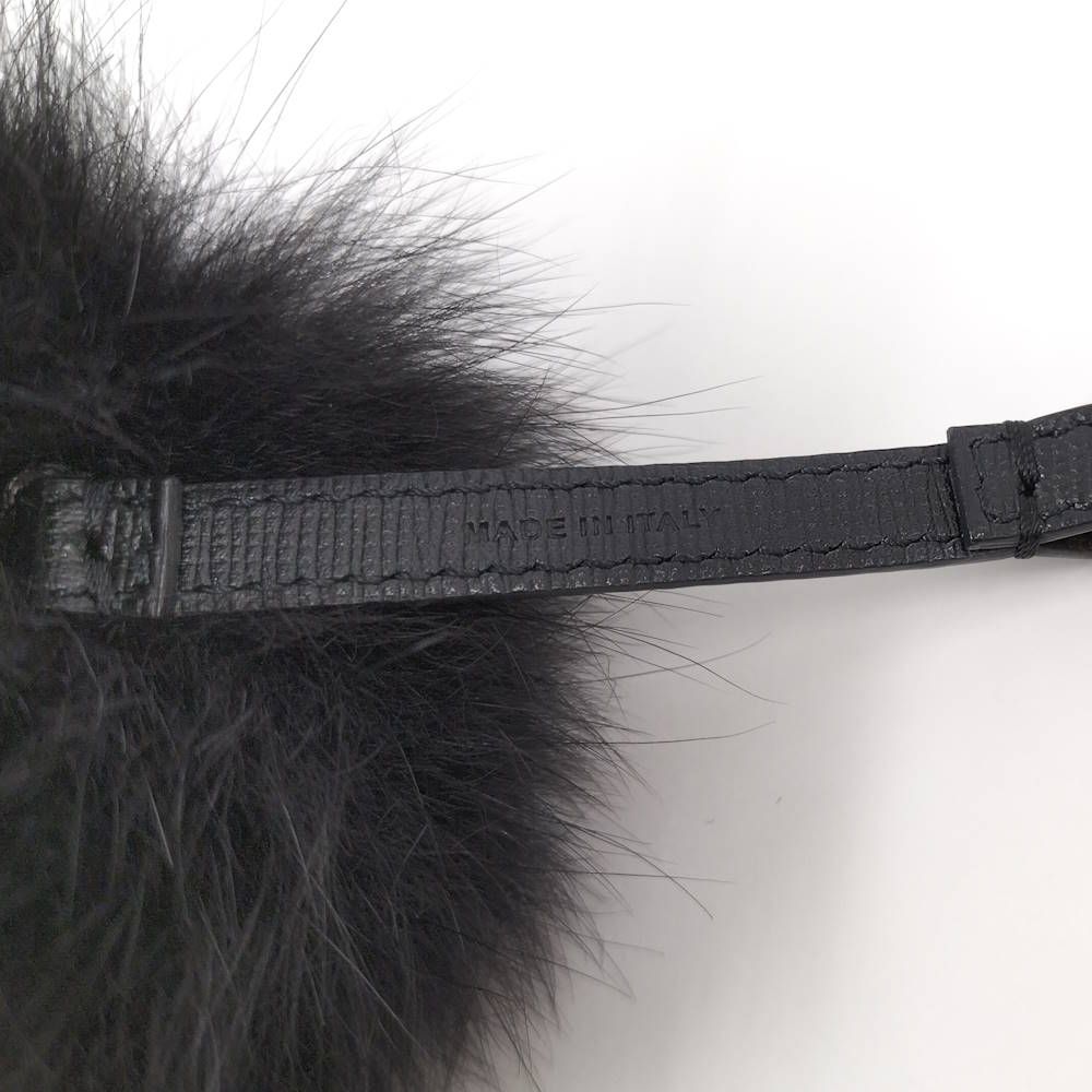 Fendi Pom Charm Alpaca Keychain — view 8