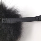 Fendi Pom Charm Alpaca Keychain — view 8