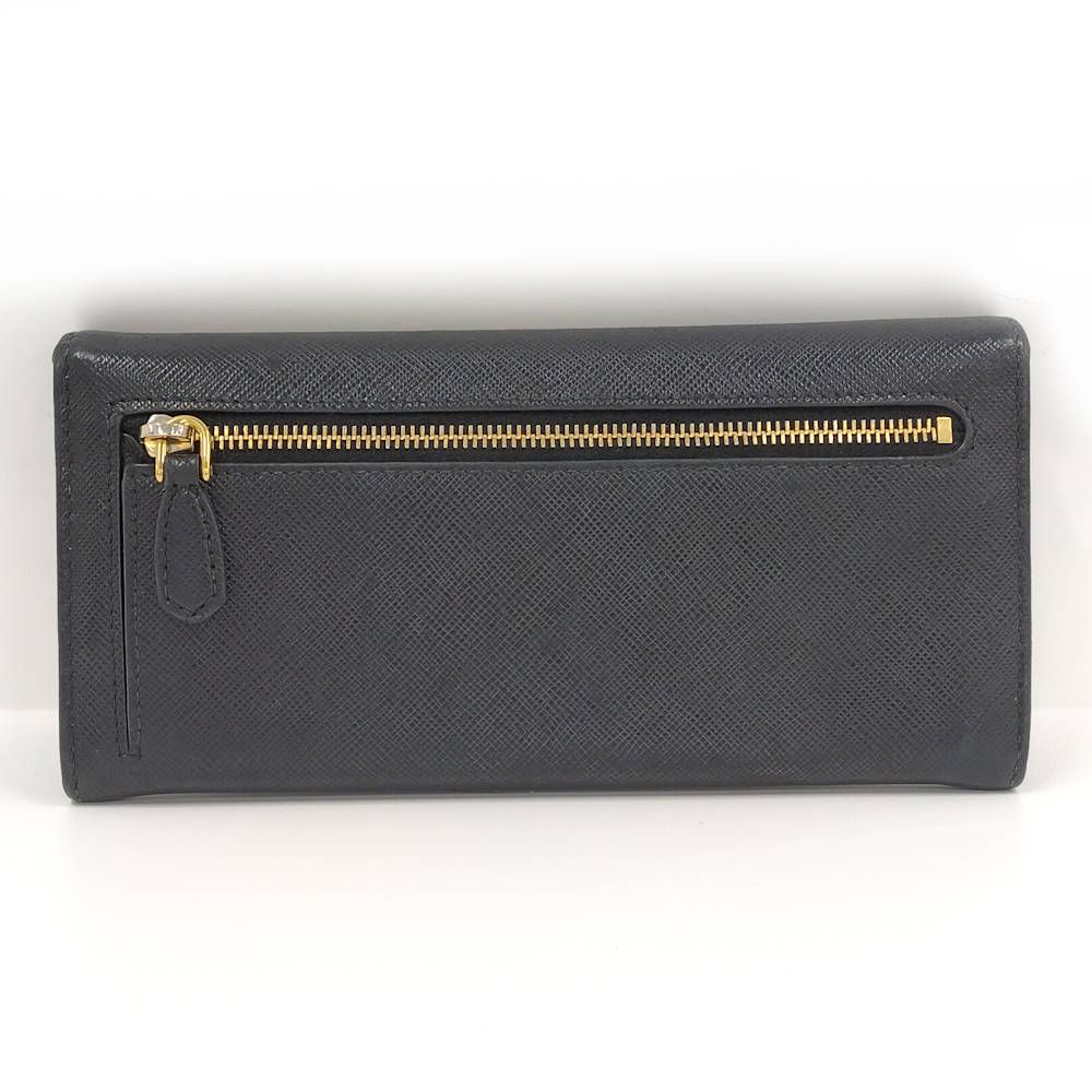 Prada Saffiano Leather Bifold Wallet Black — view 3