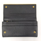Prada Saffiano Leather Bifold Wallet Black — view 2