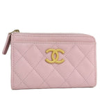 Chanel Fragment Case Caviar Leather Pink Shoulder
