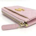 Chanel Fragment Case Caviar Leather Pink Shoulder — view 4