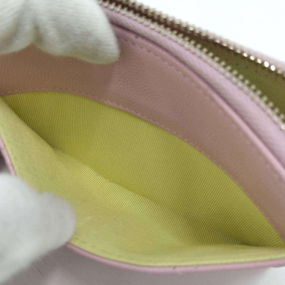 Chanel Fragment Case Caviar Leather Pink Shoulder — view 7