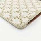 Celine Phone Pouch Leather Brown Ivory — view 3