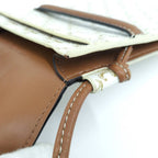 Celine Phone Pouch Leather Brown Ivory — view 8