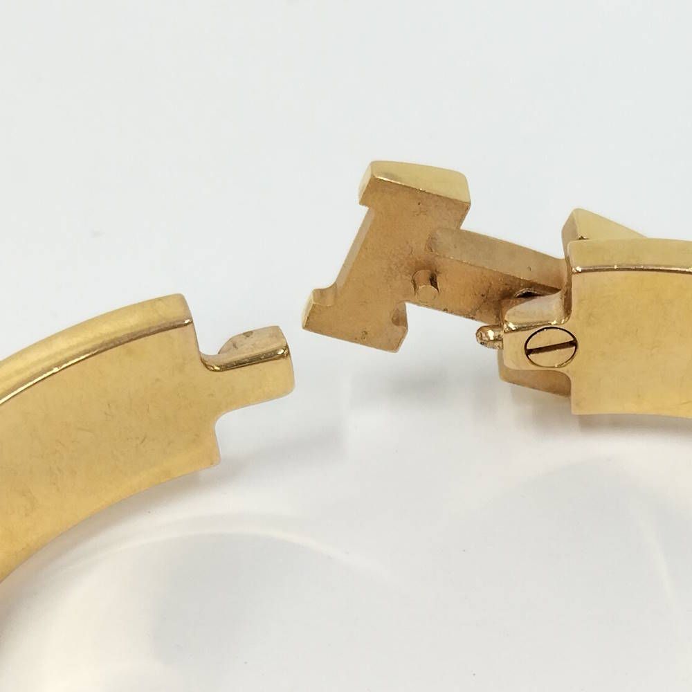 Hermes Clic Clac Bracelet Plated Gold — view 6