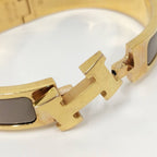 Hermes Clic Clac Bracelet Plated Gold — view 5