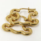 Celine Triomphe Frame Rage Earrings Gold — view 3