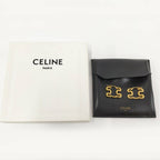 Celine Triomphe Frame Rage Earrings Gold — view 7