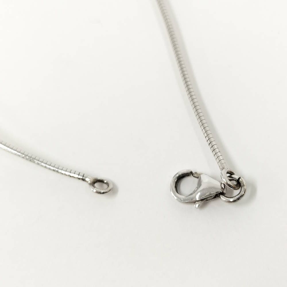 Hermes Pop Necklace Silver Orange — view 6