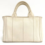 Prada Handbag Canapa Tote Canvas Ivory — view 2