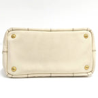 Prada Handbag Canapa Tote Canvas Ivory — view 8