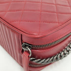 Chanel Boy Chain Shoulder Bag Leather — view 3