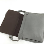 Louis Vuitton Roman MM Shoulder Bag Taiga Glacier — view 7