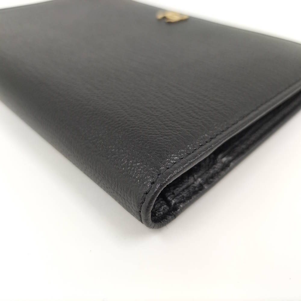 Chanel Bifold Wallet Compact Leather Black — view 4