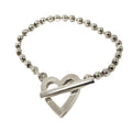 Gucci Open Heart Ball Chain Bracelet