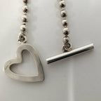 Gucci Open Heart Ball Chain Bracelet — view 6