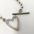 Gucci Open Heart Ball Chain Bracelet — view 5