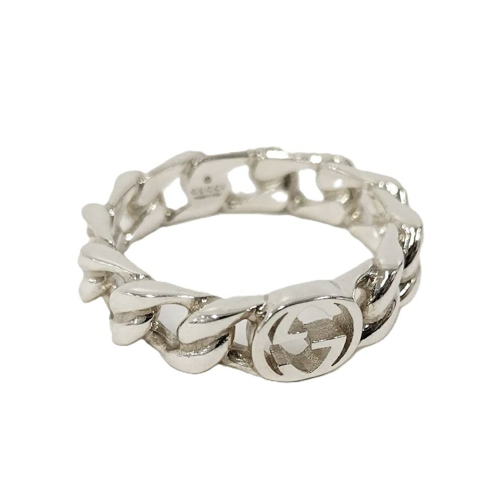 Gucci Interlocking Ring Silver