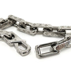 Louis Vuitton Bracelet Monogram Chain Plated Silver — view 3