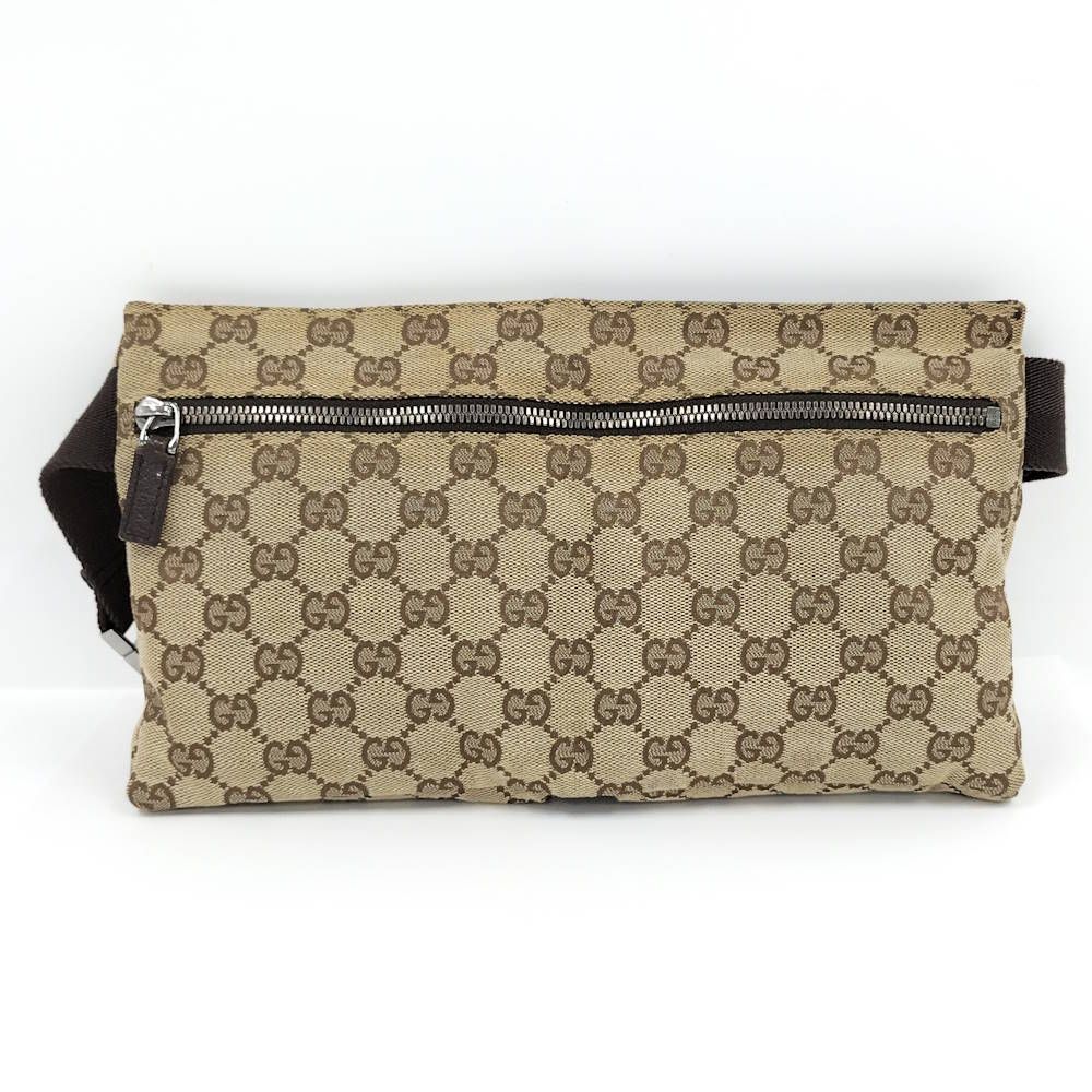 Gucci Belt Bag GG Canvas Leather Brown — view 2