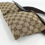 Gucci Belt Bag GG Canvas Leather Brown — view 3