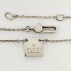 Gucci Square Plate Silver Necklace — view 8