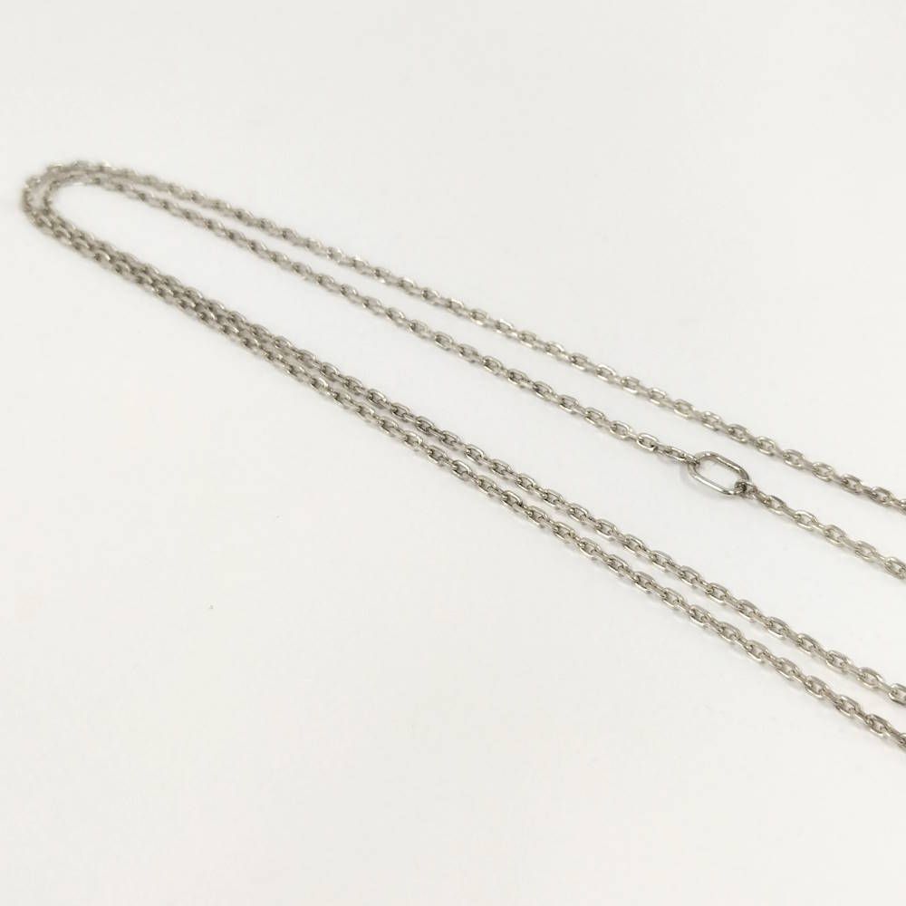 Gucci Square Plate Silver Necklace — view 5