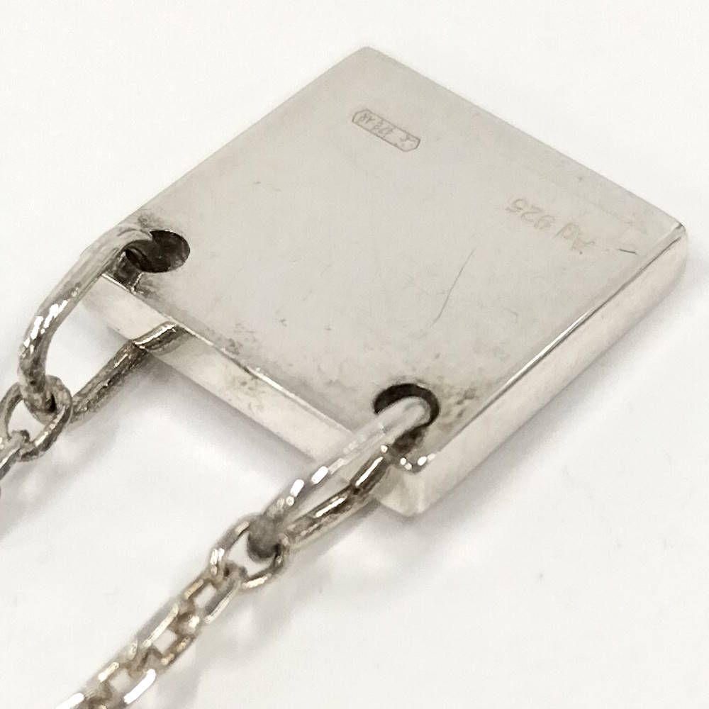 Gucci Square Plate Silver Necklace — view 7