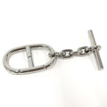 Hermes Key Ring Chaine D'ancre Plated Silver