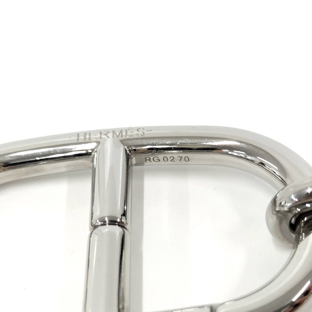 Hermes Key Ring Chaine D'ancre Plated Silver — view 3