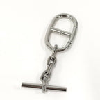 Hermes Key Ring Chaine D'ancre Plated Silver — view 2