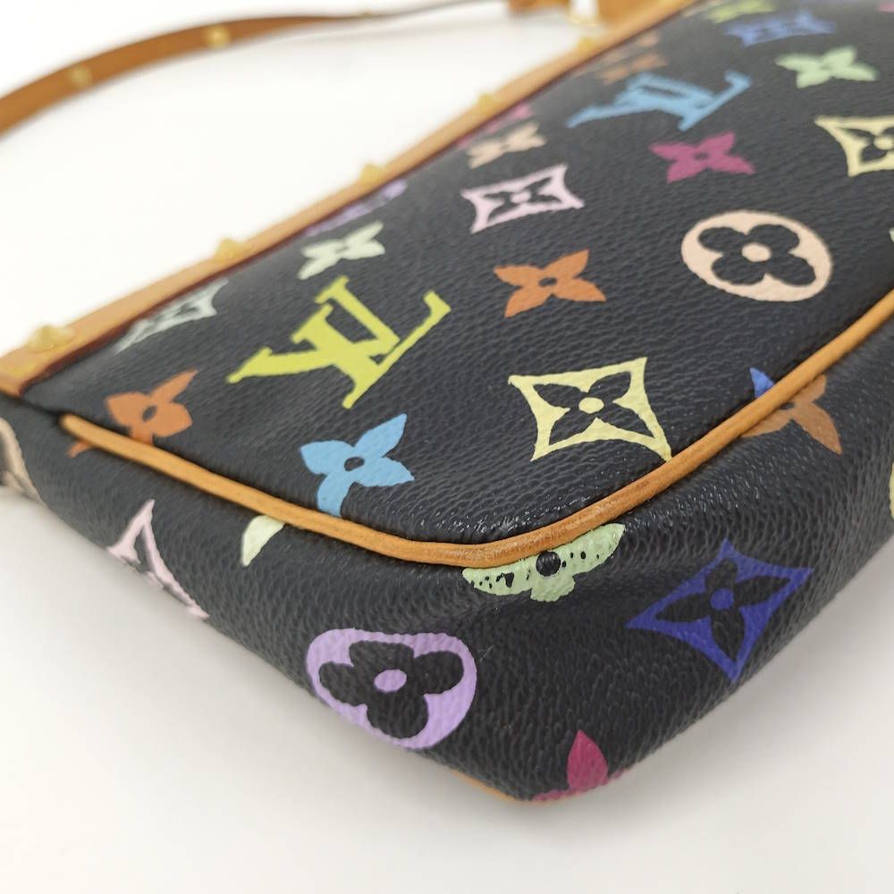 Louis Vuitton Pochette Accessoire Multicolor Noir Shoulder — view 3