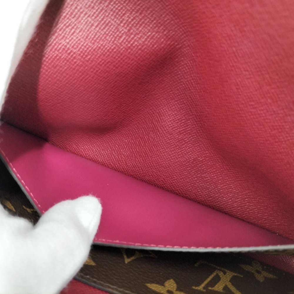 Louis Vuitton Portofui Emily Wallet Fuchsia Monogram — view 9