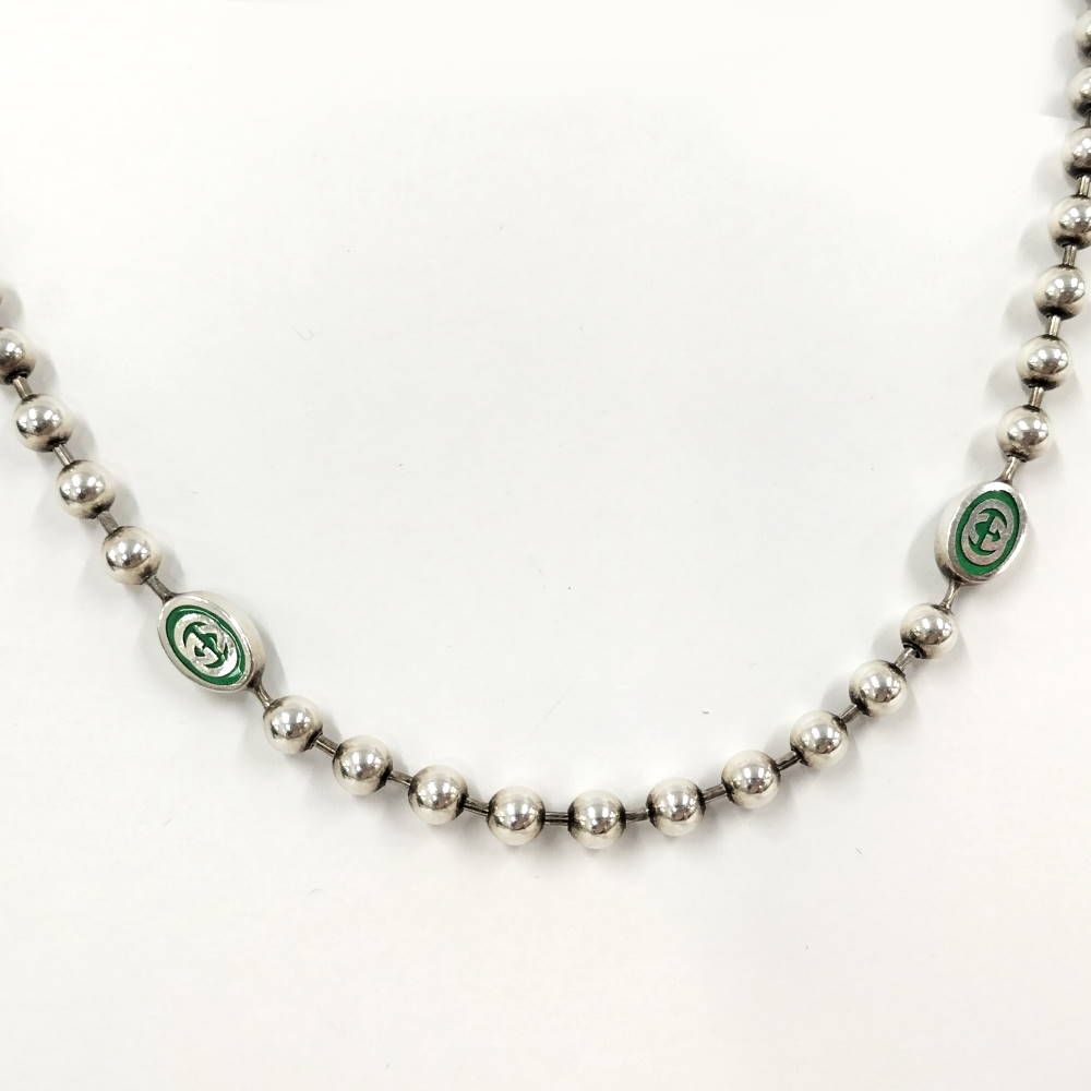 Gucci Interlocking Ball Chain Necklace — view 2