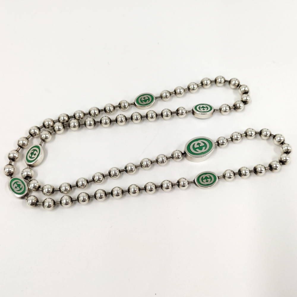 Gucci Interlocking Ball Chain Necklace — view 3