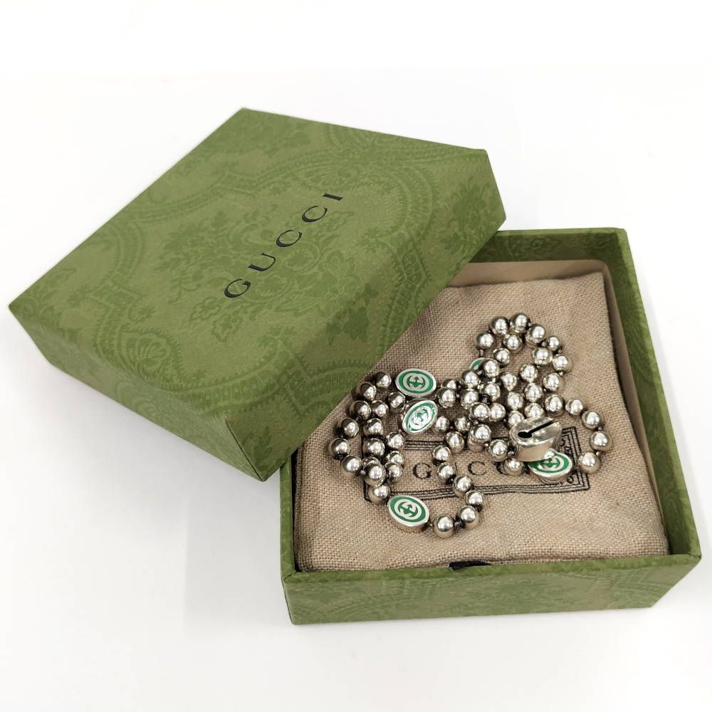 Gucci Interlocking Ball Chain Necklace — view 7