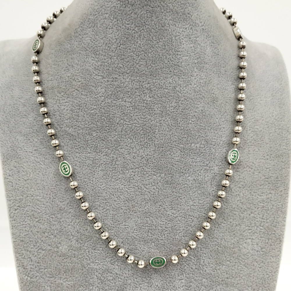 Gucci Interlocking Ball Chain Necklace — view 6