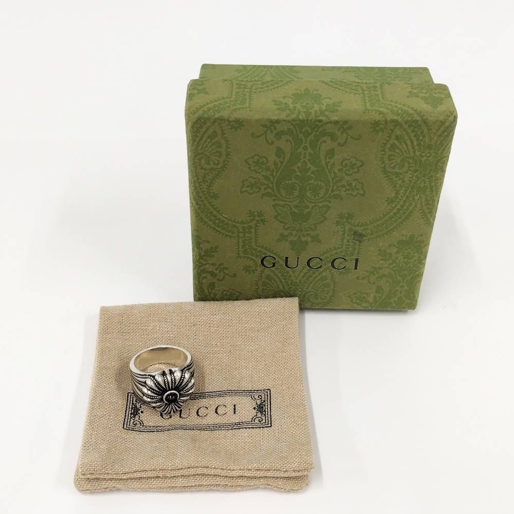 Gucci Ring GG Heart 925 Sterling Silver — view 9