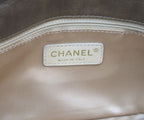 Chanel Vintage Brown Calf Bubble Quilt Gold Chain Shoulder — view 8