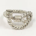 Hermes Ring Vintage O-dienne Silver