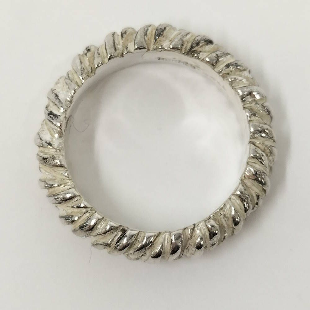 Hermes Ring Vintage Twist Silver — view 6