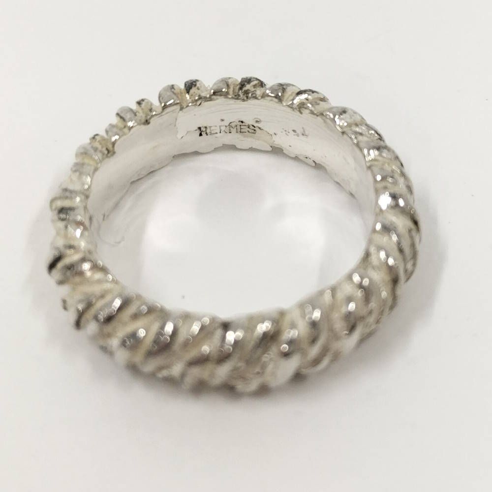 Hermes Ring Vintage Twist Silver — view 5