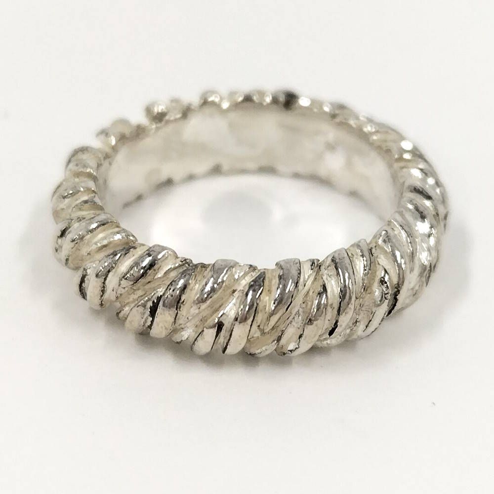 Hermes Ring Vintage Twist Silver — view 3