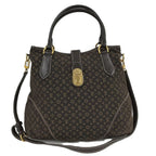 Louis Vuitton Elegy 2-Way Bag Monogram Canvas Dark Brown