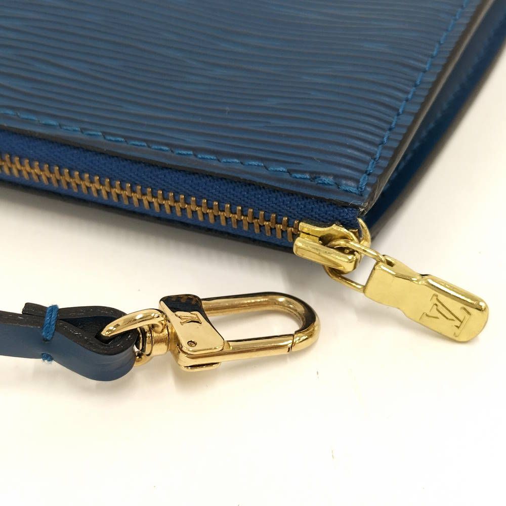 Louis Vuitton Pochette Epi Toledo Blue Shoulder — view 7